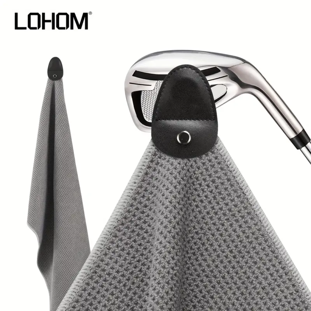 Magnetic Golf Towel - Grey