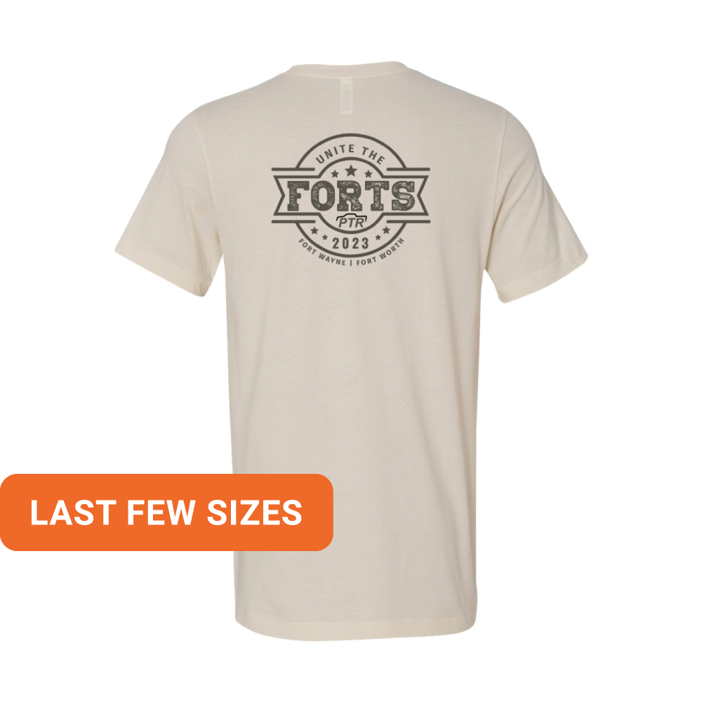 Unite the Forts T-Shirt - Cream with Tonal Ink