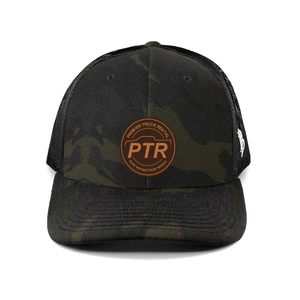 Branded Bills Hat - Camo, Brown Patch