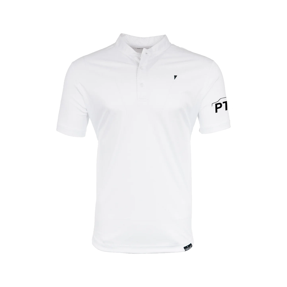 Primo Blade Collar Polo (Fitted Men's) - White