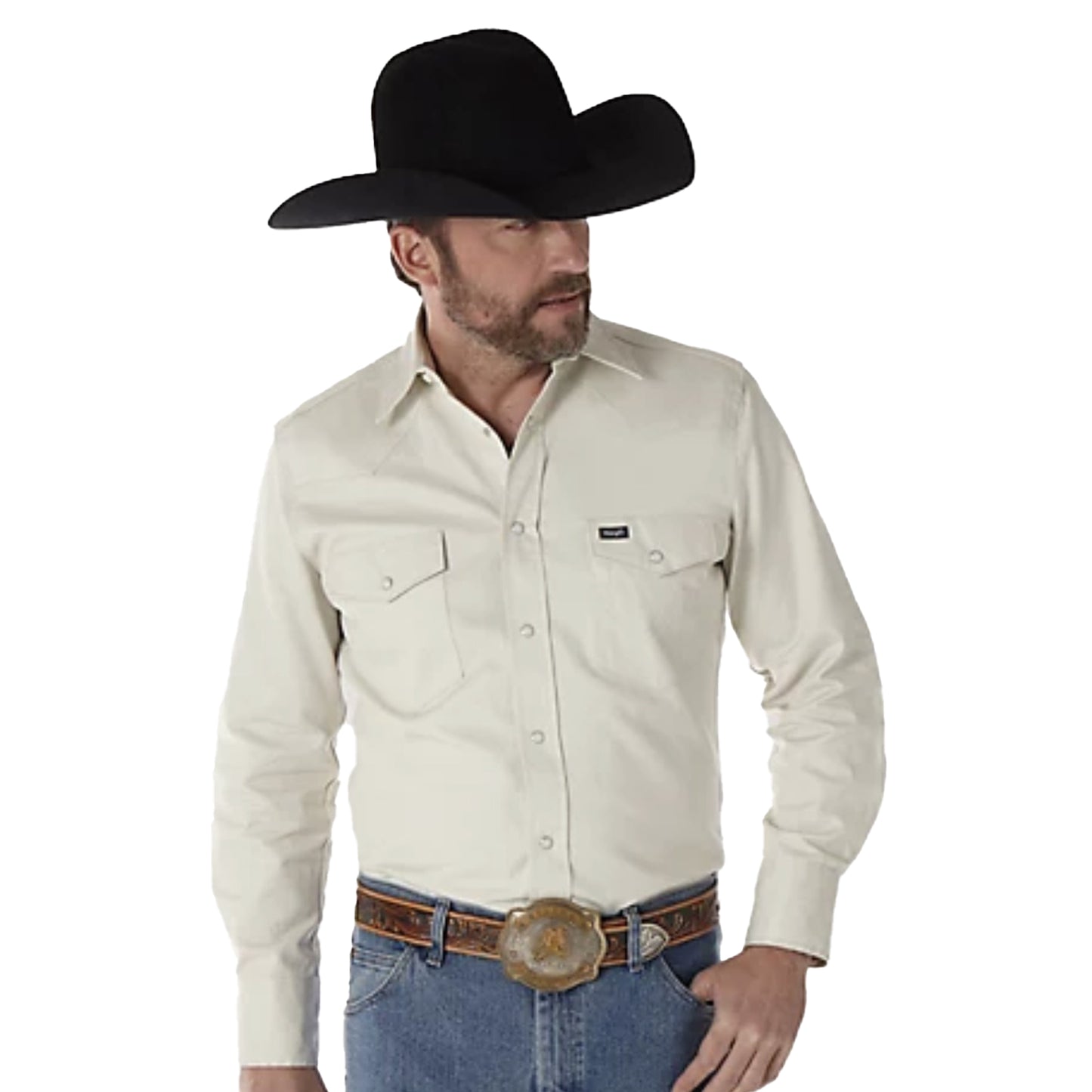 Men's Cowboy Cut Long Sleeve Work Shirt