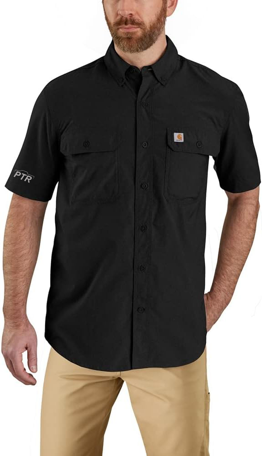 Carhartt Force® Relaxed Fit Lightweight Short-Sleeve Shirt - Black