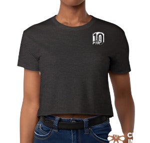 10-Year Shirts Cropped (Women's) - Charcoal